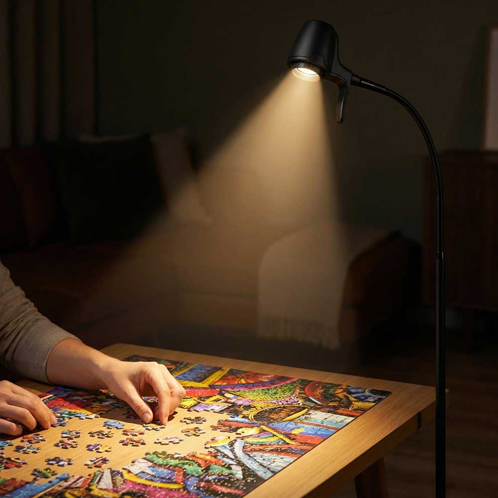 Jigsaws with Serious Readers light