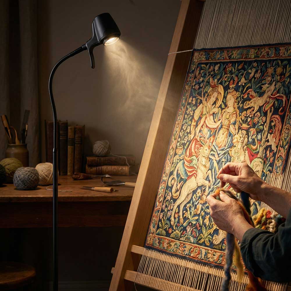 Needlework with Serious Readers light