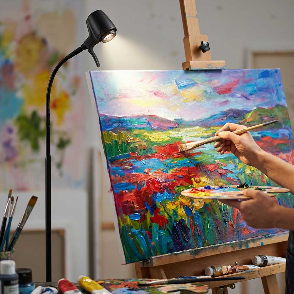 Painting with Serious Readers light