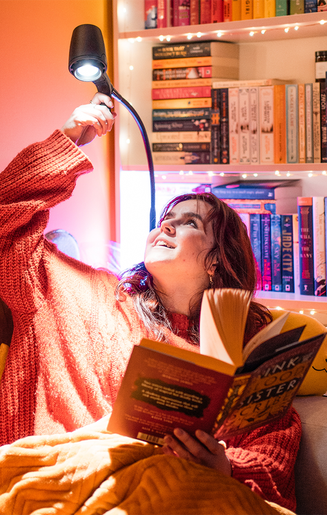 Reader using HD Original Light
