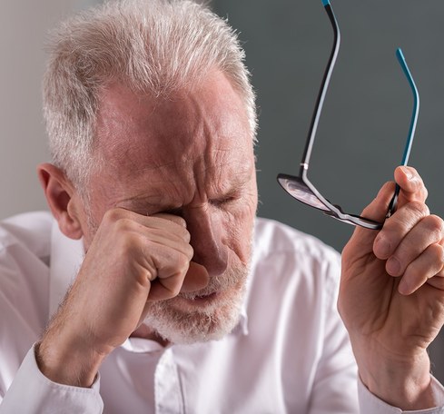 Reader struggling with eye strain