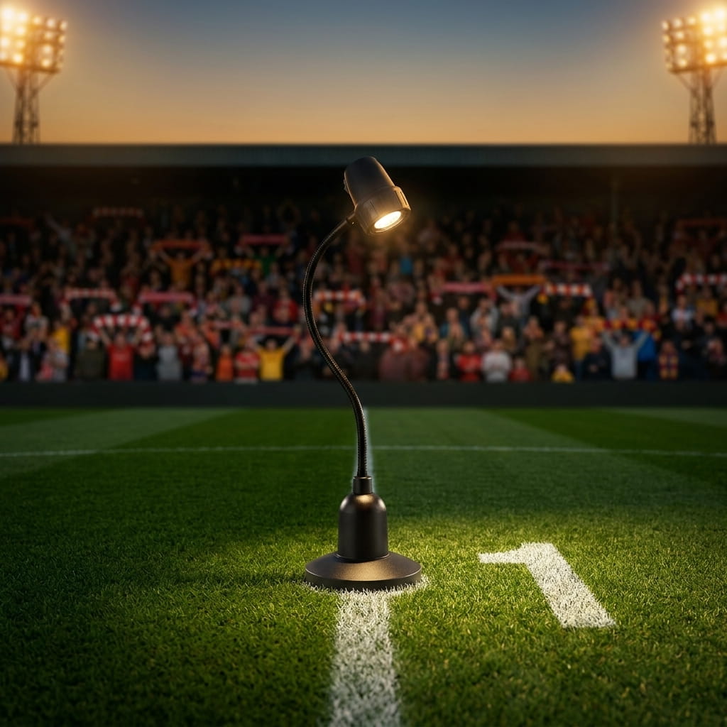 HD Essential on a floodlit pitch, number 1